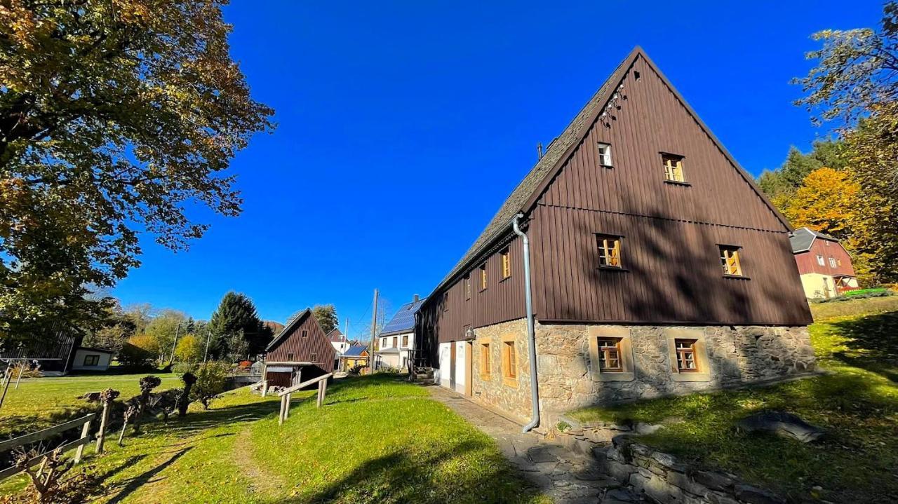 Вилла Wildbachidylle Lichtenberg/Erzgebirge Экстерьер фото